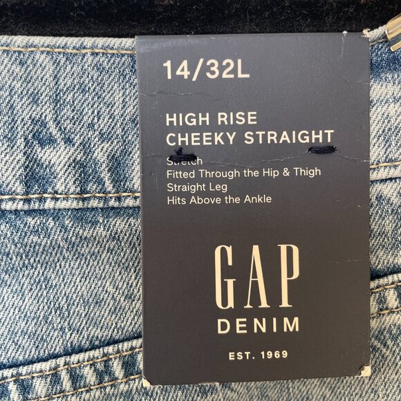 Gap high rise cheeky straight jeans - Picture 4 of 5